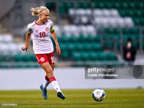 Dublin , Ireland - 8 April 2021; Pernille Harder of Denmark during the women's international friendly match between Republic of Ireland and Denmark...