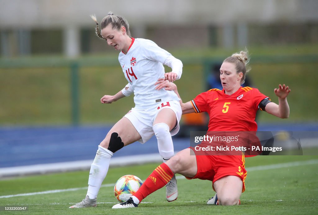 Wales v Canada - Women's International Friendly - Leckwith Stadium