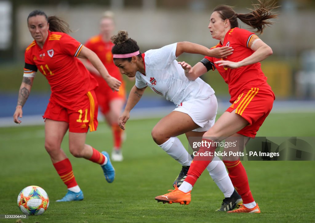 Wales v Canada - Women's International Friendly - Leckwith Stadium