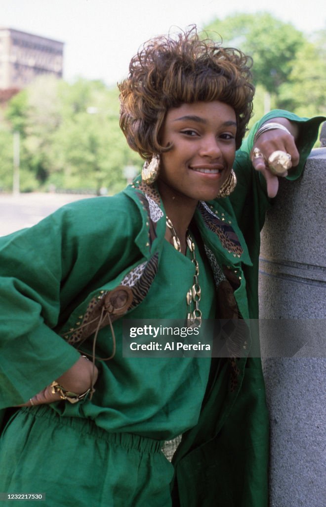 Michee Rapper Rapper Michie Mee appears in a portrait taken on May 10, 1990 at ...