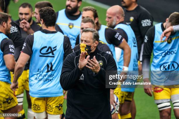 Jono GIBBES, Headcoach of La Rochelle during the Quarter Final Champions Cup match between La Rochelle and Sale Sharks at Stade Marcel Deflandre on...