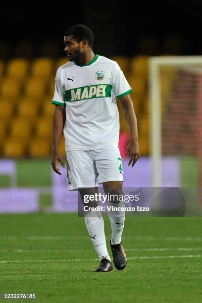 Santos Marlon player of Sassuolo, during the match of the Italian football league Serie A between Benevento vs Sassuolo final result 0-1, match...