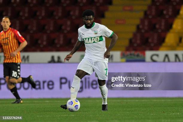 Santos Marlon player of Sassuolo, during the match of the Italian football league Serie A between Benevento vs Sassuolo final result 0-1, match...