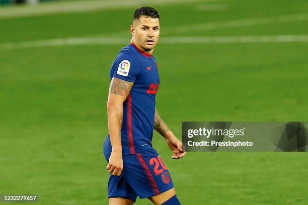 Victor Machin Vitolo of Atletico de Madrid during the La Liga match between Real Betis and Atletico de Madrid played at Benito Villamarin Stadium on...