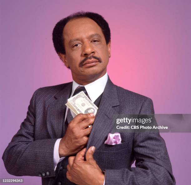 Pictured is Sherman Hemsley in the CBS television situation comedy, THE JEFFERSONS. Premier episode aired January 18, 1975.