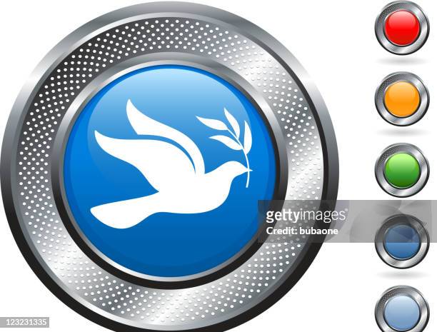 peace dove with olive branch royalty free vector art - peace dove stock illustrations