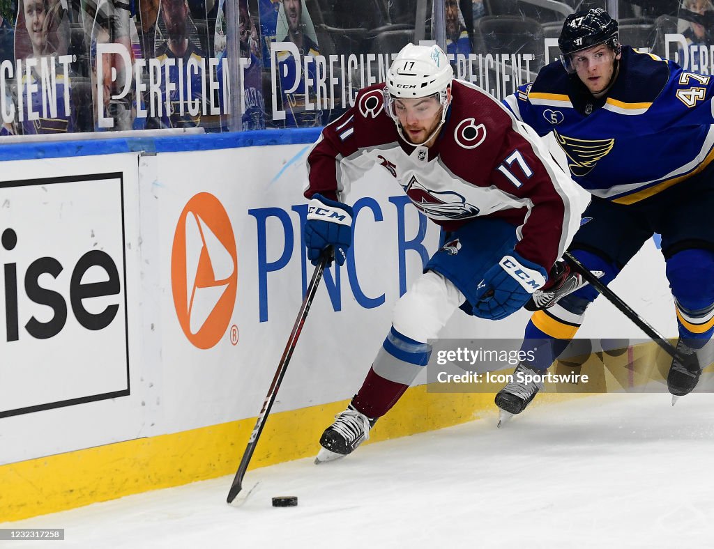 NHL: APR 14 Avalanche at Blues