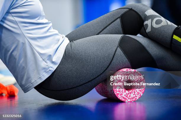 Illustration picture during the training and press conference of France Women's handball team on April 15, 2021 in Creteil, France.