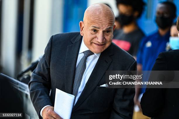 President & CEO, Jackson Health System Carlos A. Migoya, speaks during a press conference at the Christine E. Lynn Rehabilitation Center in Miami,...