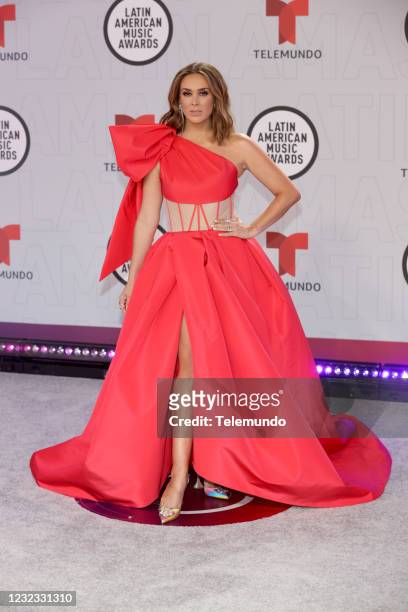 Red Carpet" -- Pictured: Jacqueline Bracamontes at the BB&T Center in Sunrise, FL on April 15, 2021 --