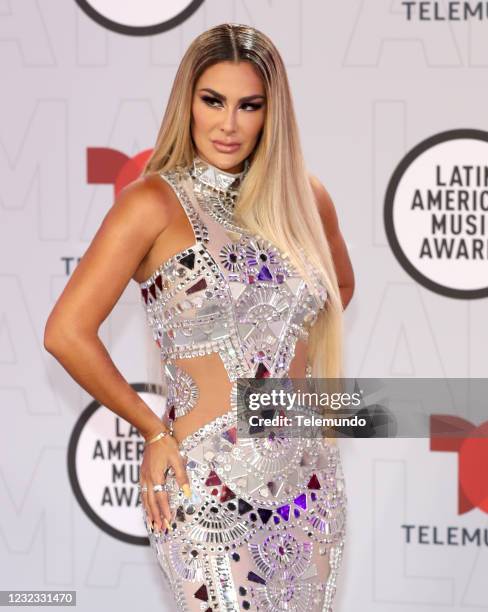 Red Carpet" -- Pictured: Ninel Conde at the BB&T Center in Sunrise, FL on April 15, 2021 --