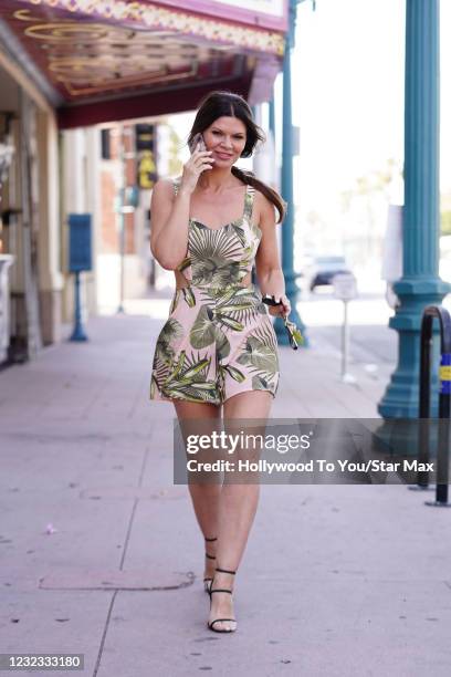 Danielle Vasinova is seen on April 15, 2021 in Los Angeles, California.