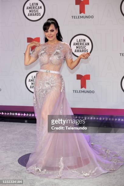 Red Carpet" -- Pictured: Maribel Guardia at the BB&T Center in Sunrise, FL on April 15, 2021 --