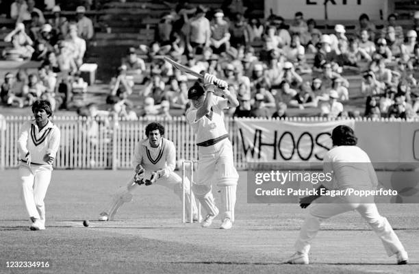 Dirk Wellham of Australia batting during the 3rd Test match between Australia and Pakistan at the MCG, Melbourne, Australia, 13th December 1981. The...