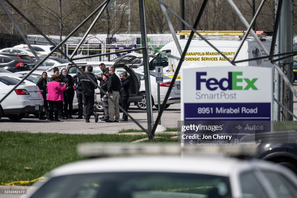 Mass Shooting At Indianapolis FedEx Facility Leaves Eight Dead