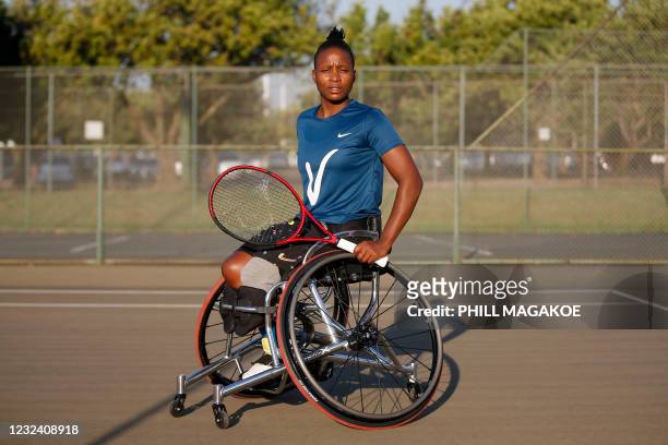 South Africas No1 wheelchair tennis player and the first African wheelchair tennis player to compete in all four Majors in a calender year, Kgothatso...