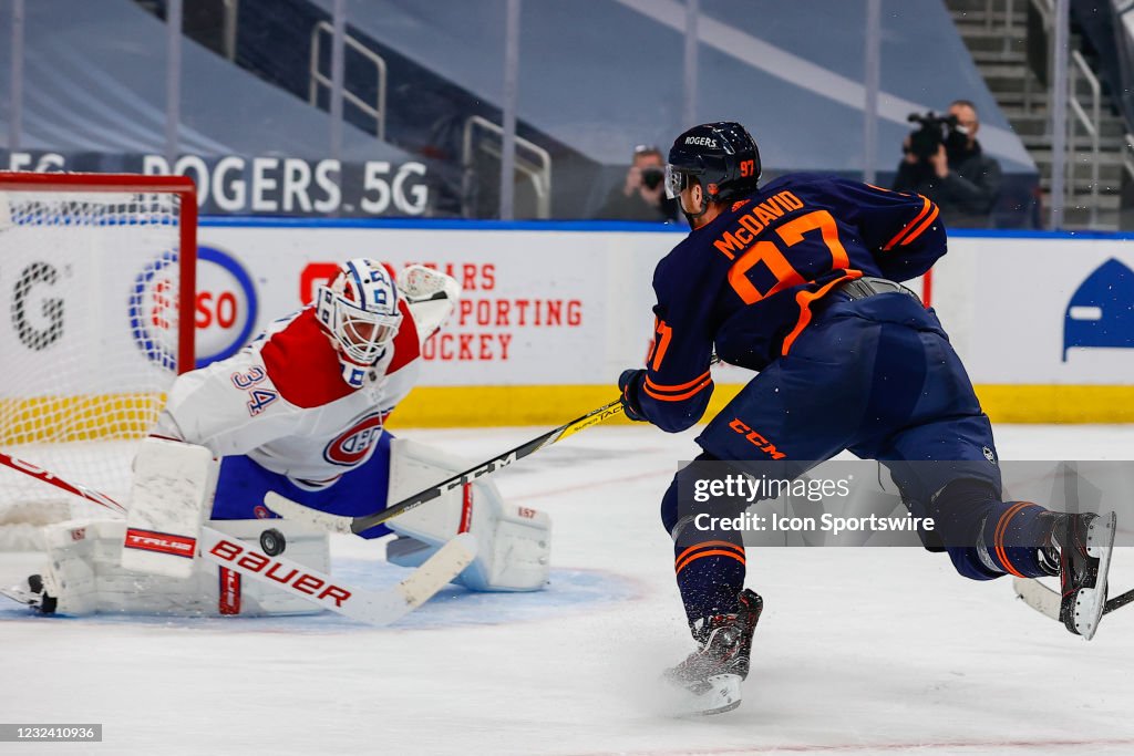 NHL: APR 19 Canadiens at Oilers
