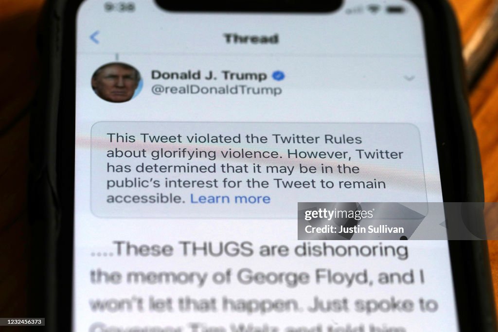 Twitter Flags Two Of President's Trump Tweets