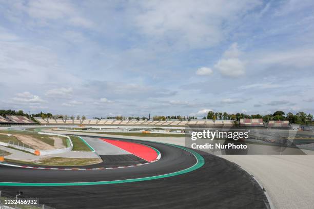 Circuit de Catalunya - Barcelona new remodelation of turn 10 called La Caixa during Day Two of Formula 3 Testing at Circuit de Barcelona - Catalunya...