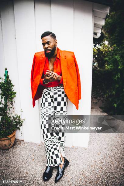 Colman Domingo, nominee for Best Supporting Male in "Ma Rainey's Black Bottom", is seen in his award show look for the 2021 Independent Spirit Awards...