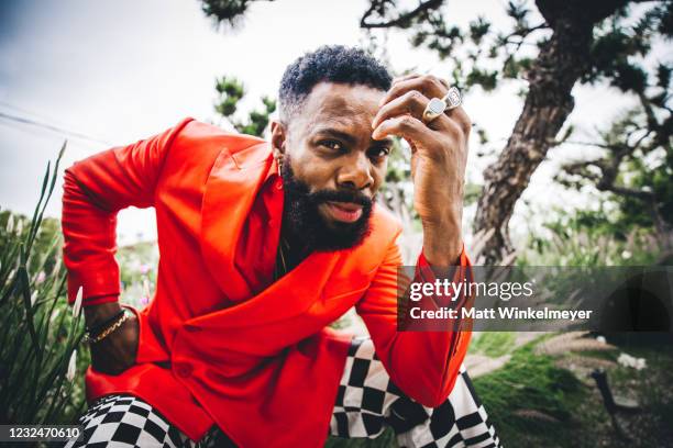 Colman Domingo, nominee for Best Supporting Male in "Ma Rainey's Black Bottom", is seen in his award show look for the 2021 Independent Spirit Awards...