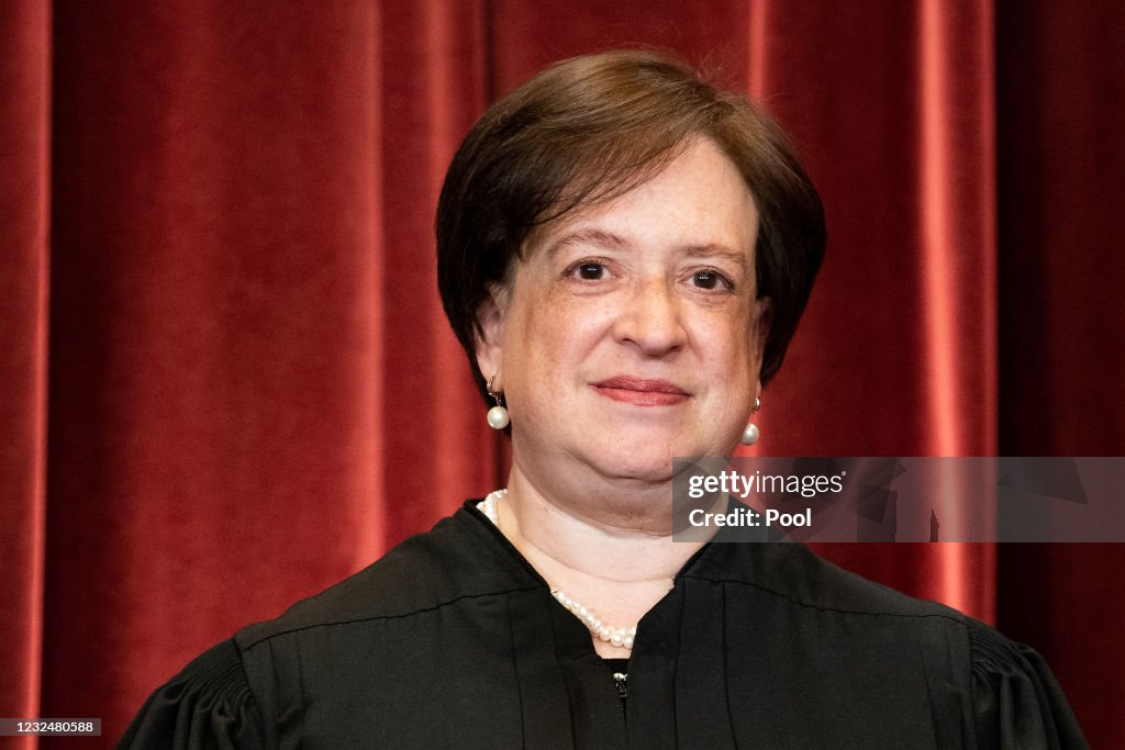Supreme Court Justices Pose For Formal Group Photo