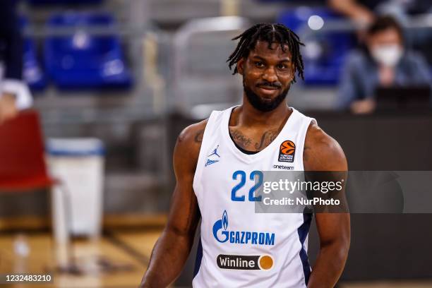 Alex Poythress of Zenit St. Petersburg during the game 2 of Turkish Airlines Euroleague Basketball playoff match between FC Barcelona and Zenit St....