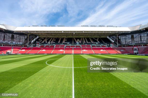 Memorial service Willy van der Kuijlen at Philips Stadion during the Memorial service Willy van der Kuijlen at the Philips Stadium on April 24, 2021...