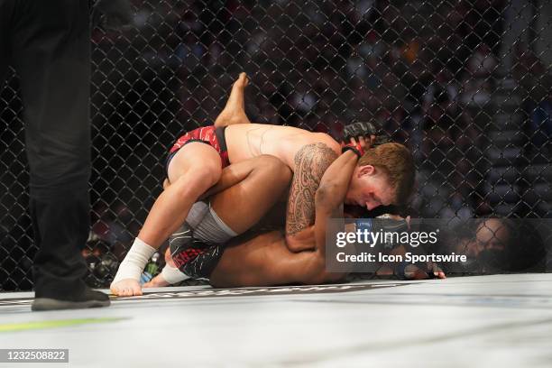 Karl Roberson and Brendan Allen meet in the octagon for a 3 round middleweight bout during the UFC 261: Usman vs Masvidal 2 Event at VyStar Veterans...