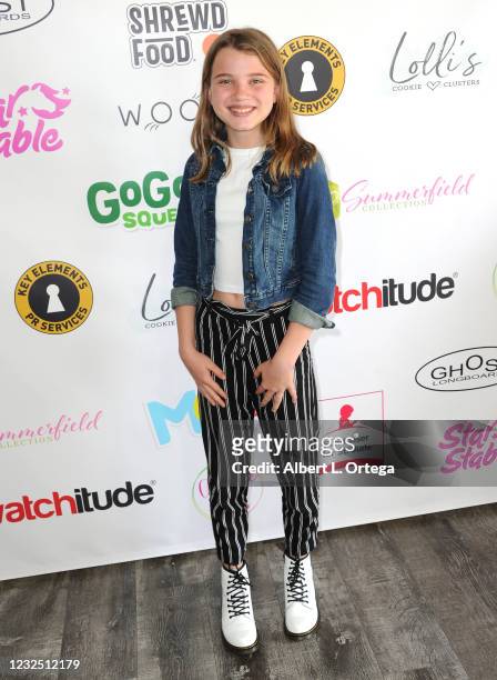 Caitlin Reagan attends the OSCARS Gifting Event Supporting St. Jude held at The Industry Loft 755 on April 24, 2021 in Los Angeles, California.