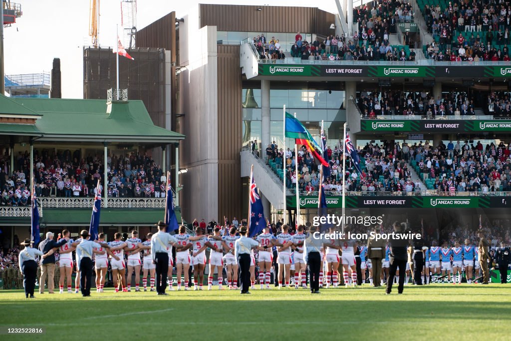 RUGBY: APR 25 NRL Rd 7 - Roosters v Dragons