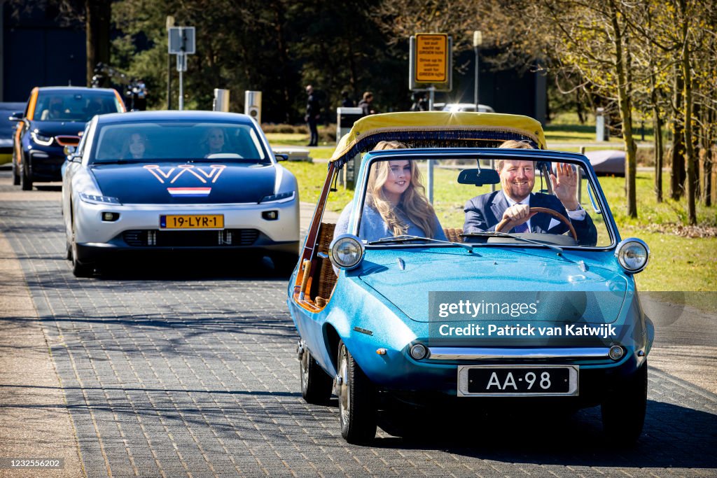 King Willem-Alexander Of The Netherlands And Queen Maxima Attend The Digital Kingsday Celebration In Eindhoven