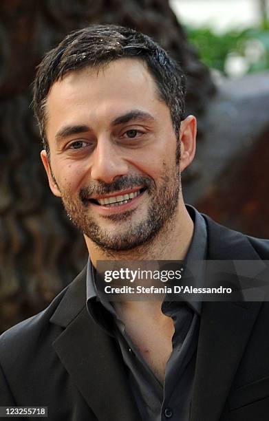 Actor Filippo Timi attends "Ruggine" Premiere during 68th Venice Film Festival on September 1, 2011 in Venice, Italy.