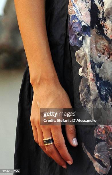 Actress Valeria Solarino attends "Ruggine" Premiere during 68th Venice Film Festival on September 1, 2011 in Venice, Italy.