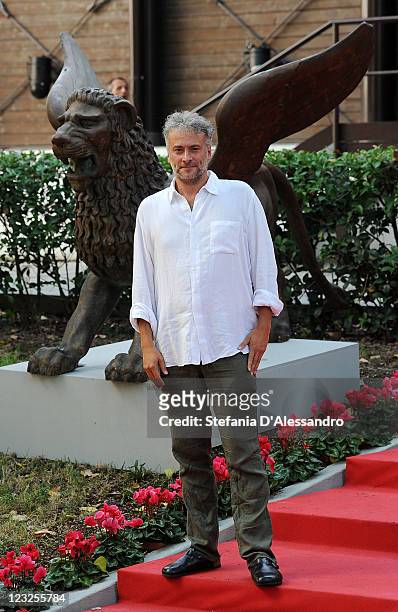 Director Daniele Gaglianone attends "Ruggine" Premiere during 68th Venice Film Festivalon September 1, 2011 in Venice, Italy.