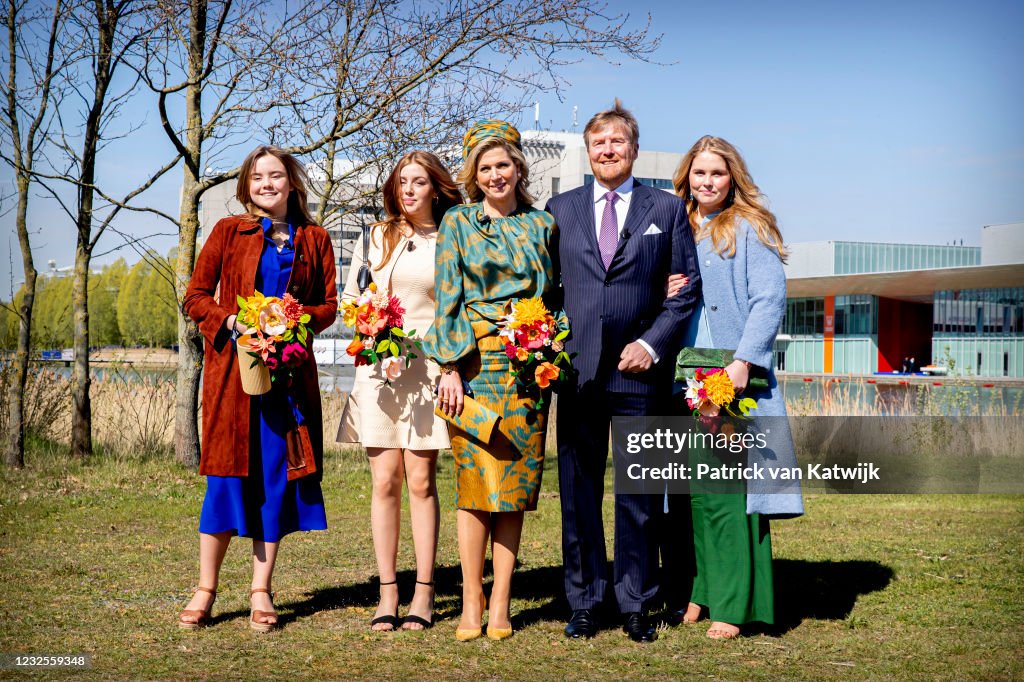 King Willem-Alexander Of The Netherlands And Queen Maxima Attend The Digital Kingsday Celebration In Eindhoven