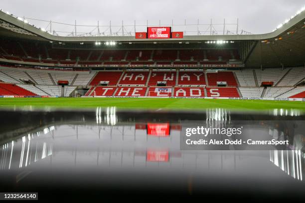 General view of Stadium of Light, home of Sunderland during the Sky Bet League One match between Sunderland and Blackpool at Stadium of Light on...
