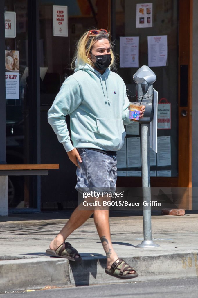 Celebrity Sightings In Los Angeles - April 27, 2021