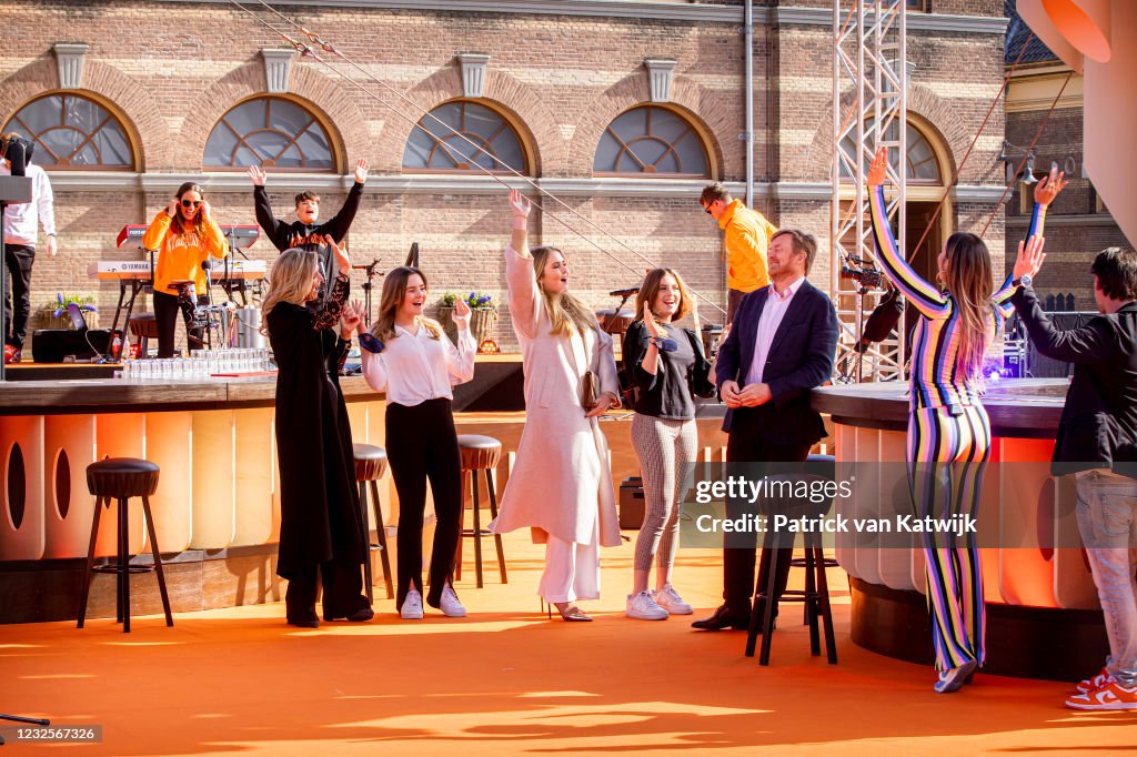 The Dutch Royal Family Attends The Concert Of The Streamers AT the Royal Stables In The Hague