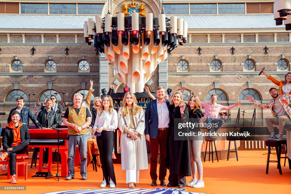 The Dutch Royal Family Attends The Concert Of The Streamers AT the Royal Stables In The Hague