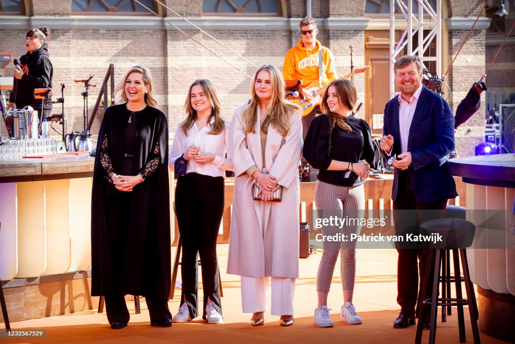 The Dutch Royal Family Attends The Concert Of The Streamers AT the Royal Stables In The Hague