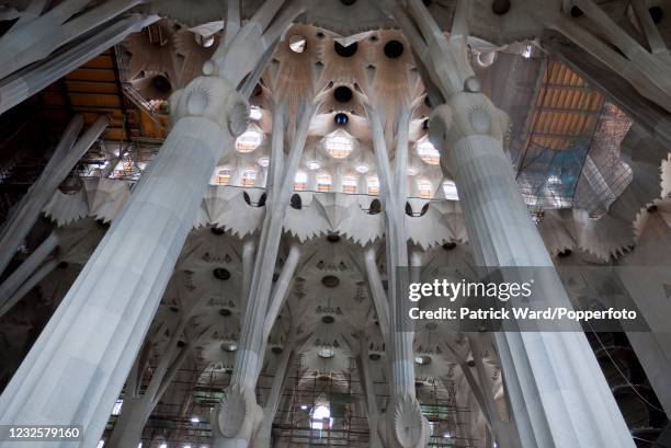 45 Sagrada Familia Ceiling Stock Photos, High-Res Pictures, and Images ...