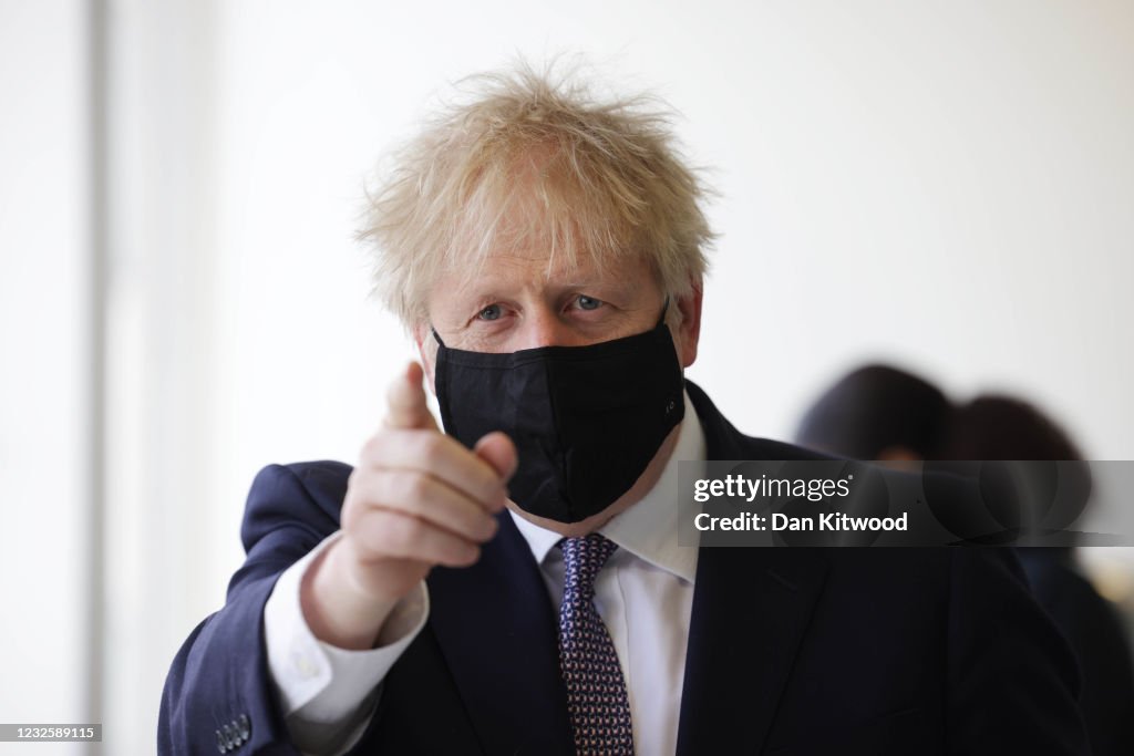 UK Prime Minister And Chancellor Visit A School in Central London