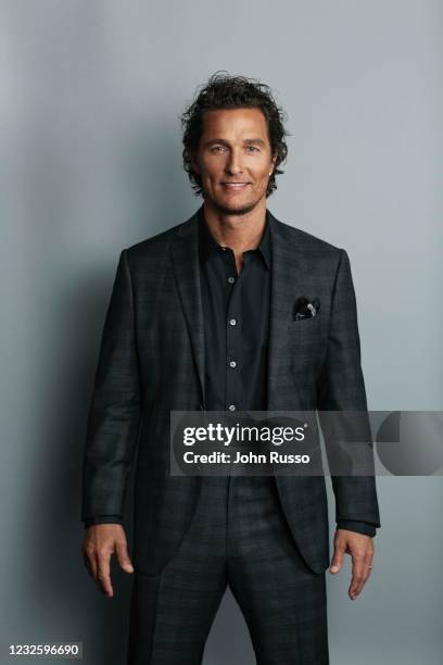 Actor Matthew McConaughey is photographed for Cigar Afficionado magazine on April 20, 2018 in Los Angeles, California.