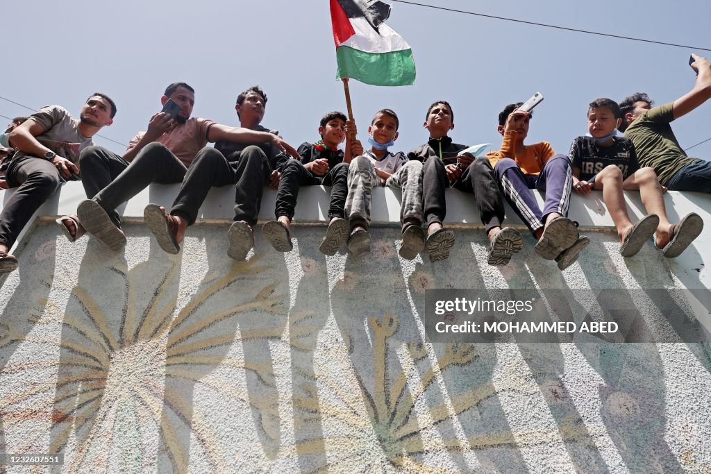 PALESTINIAN-GAZA-VOTE-POLITICS-DEMO