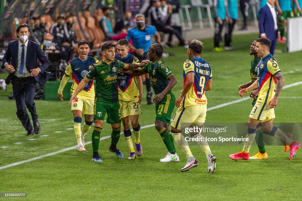 SOCCER: APR 28 CONCACAF Champions League - Club America at Portland Timbers