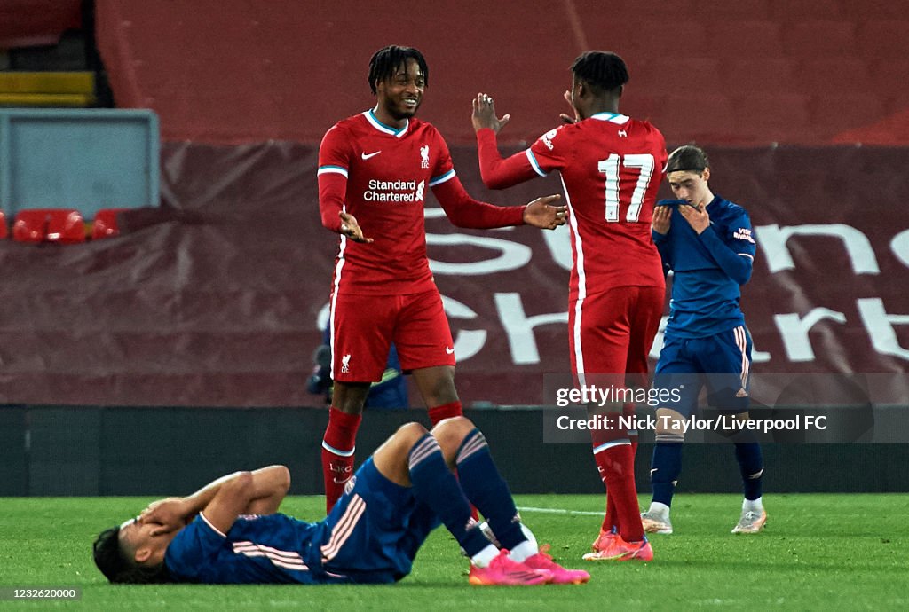 Liverpool U18 v Arsenal U18 - FA Youth Cup Quarter Final