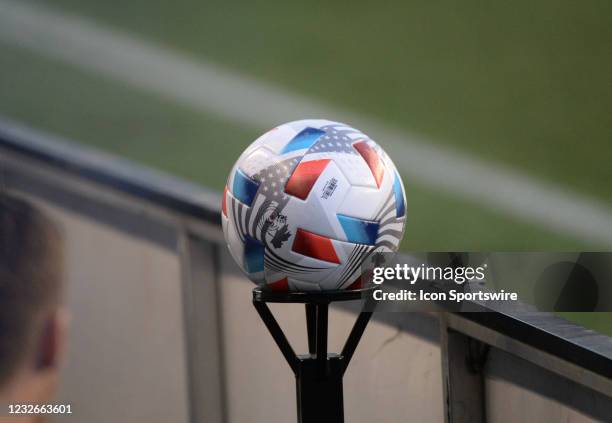 Random view of an MLS ball during an MLS match between the LA Galaxy and the Seattle Sounders on May 2, 2021 at Lumen Field in Seattle, WA.