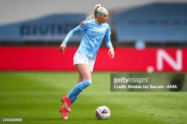 Chloe Kelly of Manchester City Women during the Barclays FA Women's Super League match between Manchester City Women and Birmingham City Women at...