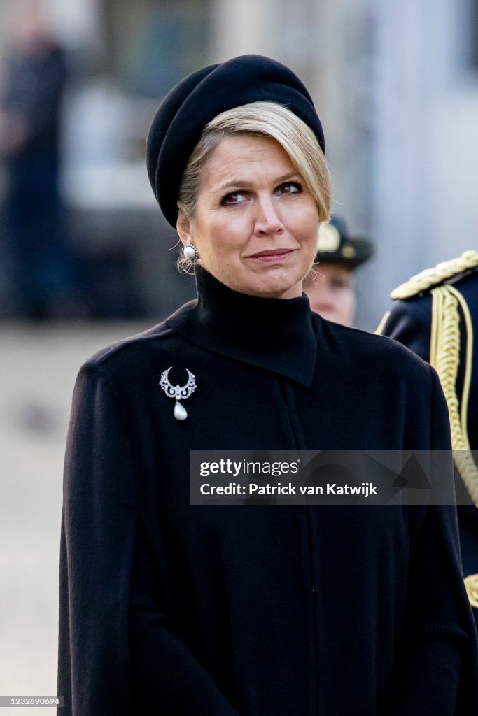 King Willem-Alexander Of The Netherlands And Queen Maxima Attend The Remembrance Day